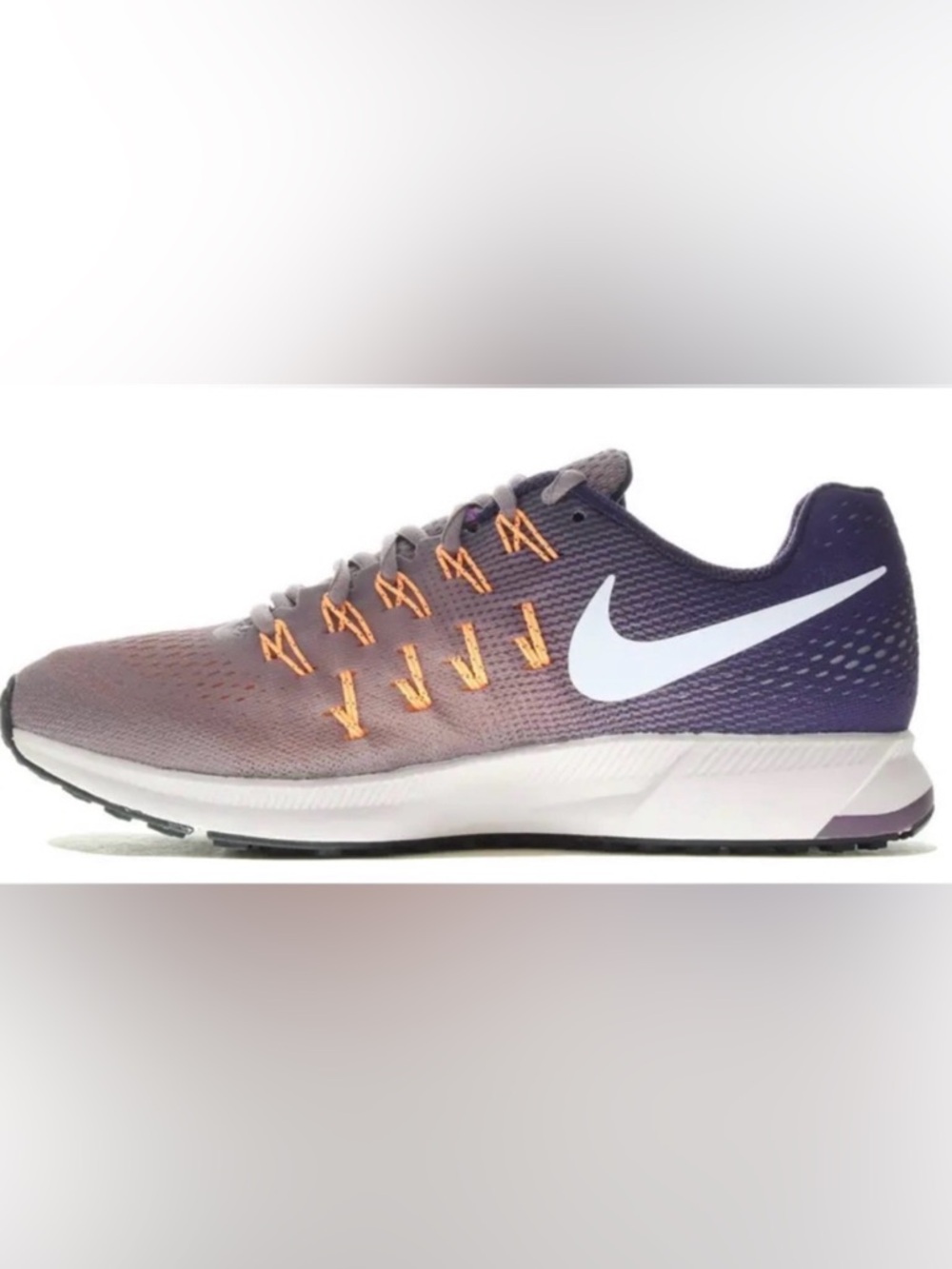 EUC [Nike] Air Zoom Pegasus 33 Running Athletic Shoes Purple Smoke Women's 12